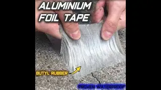 Aluminum Foil Self Adhesive Butyl Rubber Tape