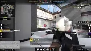 CS:GO - Ace on FaceIT match in eco round