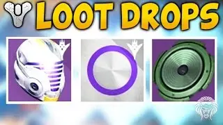 Destiny: SPARROW RACE LOOT DROPS! Legendary Armor, Shaders & More!