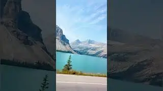 Mountain and Lake Views in Canada #adventure #travel #vlog #viralvideo