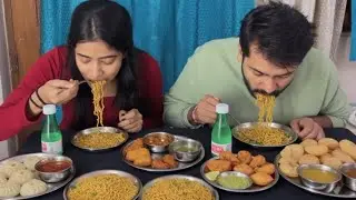 10 Second Street Food Challenge😋🤤 ,Golgappe, Momos, Maggi ||