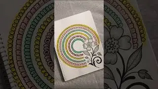 Day 27 - Easy Mandala Art Tutorial #mandala #mandalaart #easy #drawing #art #zentangle #zen