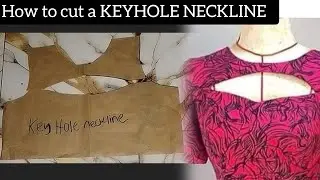 How to perfectly draft a Keyhole Neck Design