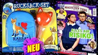 Die Schule der Magischen Tiere &copy; Der Film - Magazin 06/25 mit Rucksack Set (Tasche & Puschel Stift)