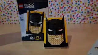LEGO BRICK SCETCHES DC The Batman Set 40386 build and review