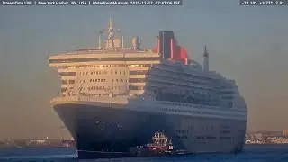 Good morning New York! Queen Mary 2 12-22-25