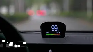 AUTOOL X50 Plus Car OBD II HUD Meter Digital Water Temperature Monitor Gauge