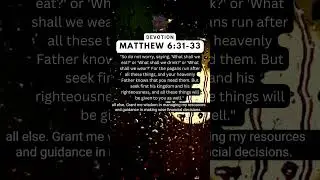 Devotion - Trusting God's Provision in Times of Financial Anxiety