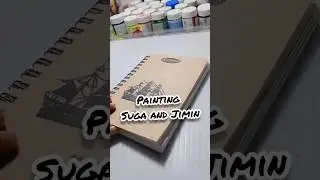 Painting Suga and Jimin 💜#bts #jimin #suga #artchannel #btsfanart #painting #paintingtutorial #art