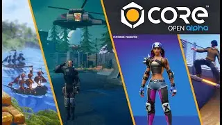 Developer demo of Core, a new platform for creating and playing games