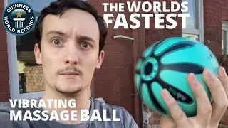 Trying The Worlds Fastest Vibrating Massage Ball (Self Massage Tool Review)