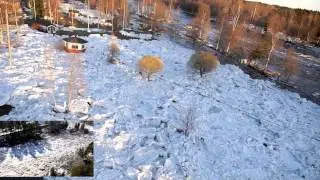 Tulvakevät ilmavideo 2013 Pyhäjoki/Kalajoki/Haapavesi/Ylivieska