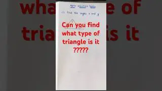 Can you answer what type of triangle is it?|find thevalue of x and y isosceles🔺class6,7,8,9,10ncert