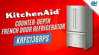 KitchenAid Counter Depth French Door Refigerator KRFC136RPSS (KRFC136RPS)