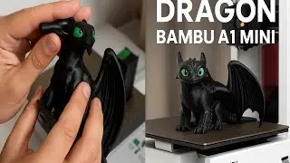 3D Printed Toothless &ndash; Night Fury from How to Train Your Dragon | Awesome Print!