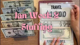 Jan Week 2 Cash Stuffing | $505 Budget