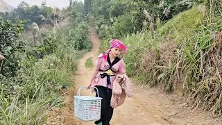 The poor girl decided to take her child and leave the village
