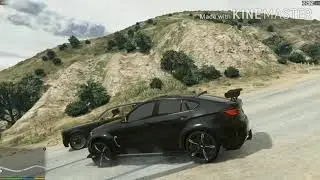 GTA V BMW X6 DRIVING THROUGH THE OFF-ROAD