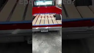 68 C10 Bed Wood Coating #automobile #diy #countrymusic
