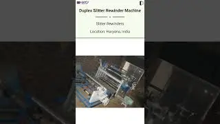 For Sale: Duplex Slitter Rewinder Machine - Happy