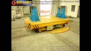 Turntable motorized rail car/Material transfer car-PERFECT