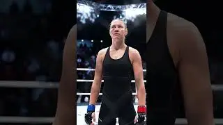 Tall Female MMA Fighter Waiting For Her Opponent #mma #shorts