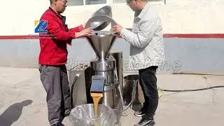 22KW Nut Butter Grinding Machine for Grinding Roasted Hazelnut