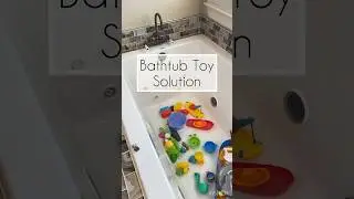 Bath Toy Storage  #homeorganization