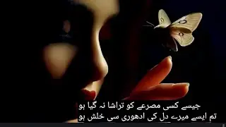 Urdu Poetry | Whatsapp Status #breakup Alone Sad Poetry In Urdu #shayari #2line #sad Status part-218