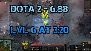 Venomancer Jungle - DIRE - DOTA 2 (6.88) - LVL 6 at 3:20!!