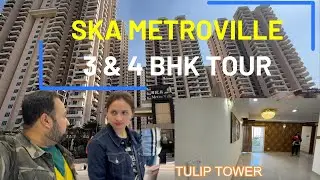 Review- SKA Metroville, ETA II, 3 & 4 BHK House Tour | Tulip Tower | Greater Noida West @ssvlogs3106