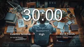 🎧 Groovy Focus: 30 Min Electro Deep Work Music | Focus Waves & Cinematic Concentration