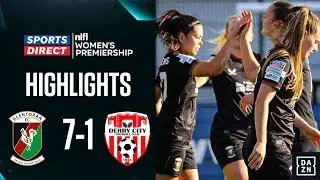 GLENS move top! | Glentoran Women 7-1 Derry City Women | #sportsdirectprem
