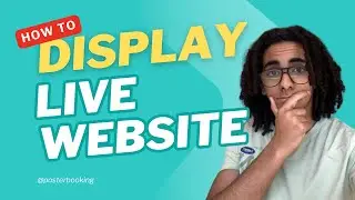 Engage Customers with Live Website Displays on Your Digital Screens