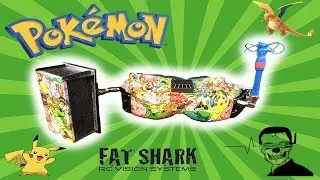 Pokemon custom Fatshark FPV goggles with LaForge V4 | Hydrographics Tutorial