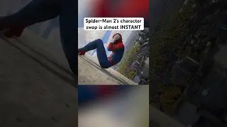 Spider-Man 2&rsquo;s character switch and fast travel systems look incredible. #spiderman2ps5 #spiderman