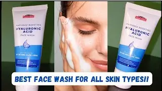 BEST facewash for ALL SKIN TYPES! Saeed Ghani Hyaluronic acid facewash | HONEST REVIEW