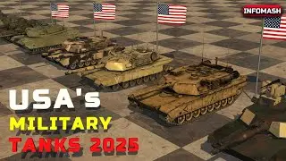 Самые мощные танки США (2025) | Полное военное сравнение
