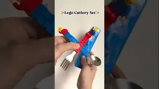 Lego cutlery spoon blocke set available limited stock #viral #kids #kidsvideo #kidslearning #toyota