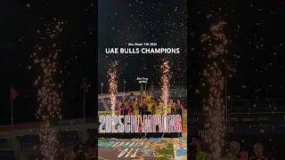 UAE BULLS champions pf Abu Dhabi T10 2025 #abudhabit10 #cricket #timdavid #philsalt #vince
