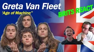 Greta Van Fleet - Age of Machine LIVE (BRITS REACT!!!)