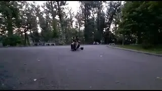 CUS7OM Ind. & Triad Drift Trike sliding in Romania