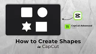 How to Create Shapes in CapCut | Shape Animation | Cacpcut | Tutorial #capcuttutorial