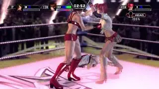 Rumble Roses XX Reiko vs BBD vs Candy Cane