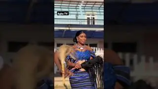 Tiv/Igede bride matches in on a beautiful Tiv traditional outfit #tivmarriage