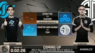 CLG vs TSM, Game 1 - NA LCS Summer 2017 - Counter Logic Gaming vs Team SoloMid
