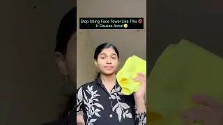 Your face towel could be secretly ruining your skin 😬 #ytshorts #skincare #beautyroutine #shorts