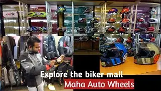 #ridinggear#ridingshopping|Looking around maha auto wheels panvel|@PareshPawar @BikerGyaani