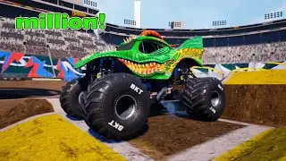 Monster Jam Showdown Dragon Freestyle Gameplay Million Score!