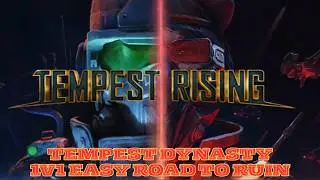 Tempest Rising Tempest Dynasty 1v1 Easy Skirmish (Road To Ruin) RTS Gameplay PC